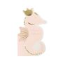 Mermaid Party Seahorse Shaped Napkins X 18, thumbnail 1 of 2