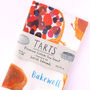 'Tarts' Illustrated Food Tea Towel, thumbnail 3 of 3