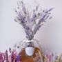 Colourful Dried Flowers With Personalised Vase Christmas Gift, thumbnail 5 of 12