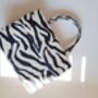 Leather Animal Zebra Print Crossbody Handbag, thumbnail 11 of 12