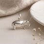 Personalised Sterling Silver Hippo Necklace, thumbnail 1 of 9