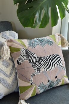 Zebra Tapestry Kit With 100% British Wool, 6 of 8