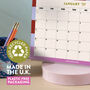 Academic Year A5 Desk Calendar 2026 2027 | Checks And Stripes, thumbnail 4 of 5