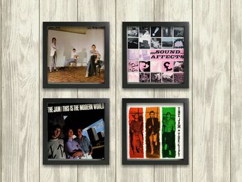 The Jam Framed Album Vinyl Covers Sleeves, 2 of 9