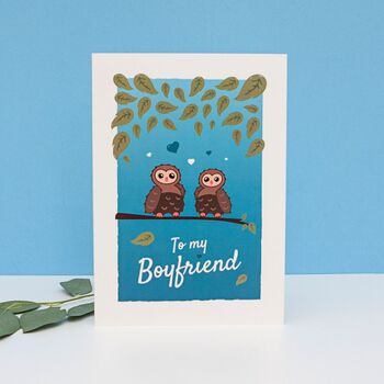 'To My Boyfriend' Valentines Day Card, 7 of 12