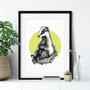 Don't Mess With The Badgers Fine Art Giclée Print, thumbnail 1 of 2