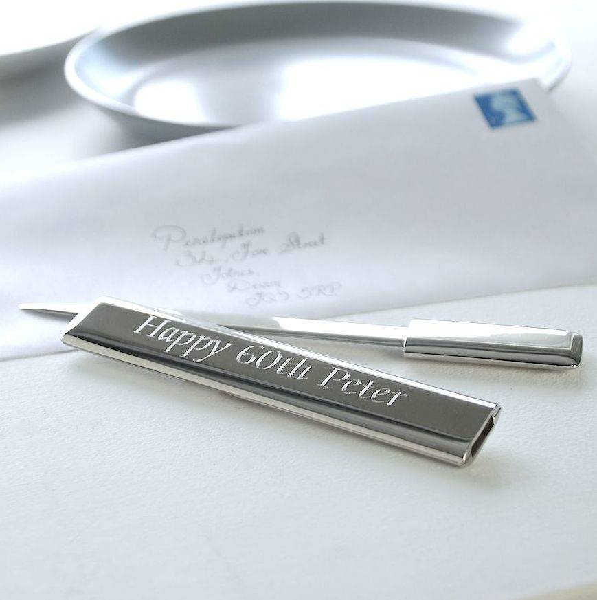 Personalised Luxury Silver Letter Opener, 1 of 6