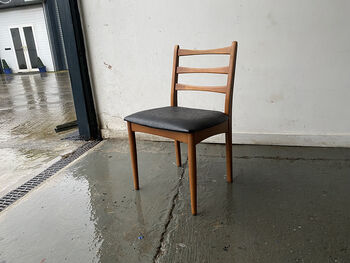 Four Mid Century 1970's Dining Chairs By Schreiber, 9 of 10