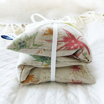 Leaves Linen Wheat Heat Bag, 6 of 6
