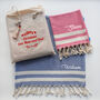 Personalised Cotton Kitchen Towels, Christmas Gift Set, thumbnail 8 of 11