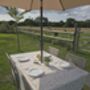 Wildflower Meadow Outdoor Tablecloth With Parasol Hole, thumbnail 4 of 4