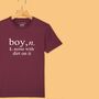 'Boy: Noise With Dirt' Definition T Shirt For Boys, thumbnail 4 of 12