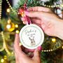 Baby's First Christmas Animal Bauble, thumbnail 4 of 4