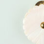 G Decor White Pearl Flower Patterned Brass Coat Hooks, thumbnail 3 of 4
