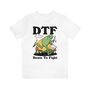 'Dtf Down To Fight' Funny Frog Shirt, thumbnail 7 of 8