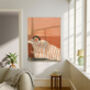 Sleeping Female Portrait Art Print, thumbnail 4 of 5