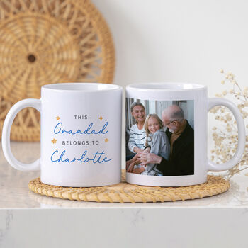 SET OF 2 MUGS PERSONALISED MUMMY&amp;DADDY GRANDPARENTS COFFEE MUG