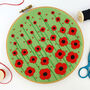 Poppy Field Embroidery Kit, thumbnail 1 of 5