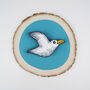 Hand Painted Wooden Flying Seagull Wall Hanging, thumbnail 2 of 6