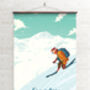 Les Arcs Ski Resort France Travel Poster Art Print, thumbnail 2 of 6