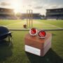 Personalised Cricket Ball Leather Cufflinks, thumbnail 12 of 12