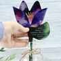 Personalised Wood Flower In A Bottle, thumbnail 11 of 12