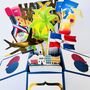 Dominican Republic Themed 3D Birthday Card, thumbnail 1 of 8