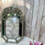 Silver Glass Photo Frame 4x6 Inch Ornate Picture Frame Gift, thumbnail 2 of 10