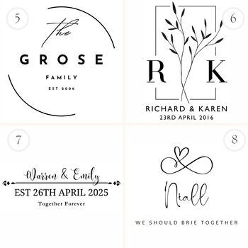 Personalised Bespoke Chopping Board With Multiple Design Options, 6 of 10