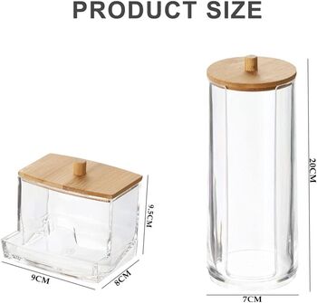 Dressing Table Accessories Organiser Container Set, 6 of 6