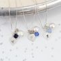 Personalised Initial Charm And Crystal Necklace, thumbnail 6 of 12