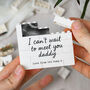 Personalised New Baby Bump Announcement Block For Dad, thumbnail 8 of 11