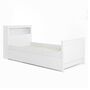 Fraser Single Storage Bookcase Bed With Trundle Drawer, thumbnail 5 of 6