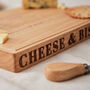 Personalised Family Name Wooden Cheese Board, thumbnail 2 of 4