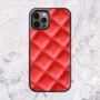Red Leather Pattern iPhone Case, thumbnail 2 of 4