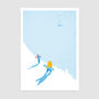 Personalised Ski And Snowboard Art Print, thumbnail 8 of 9