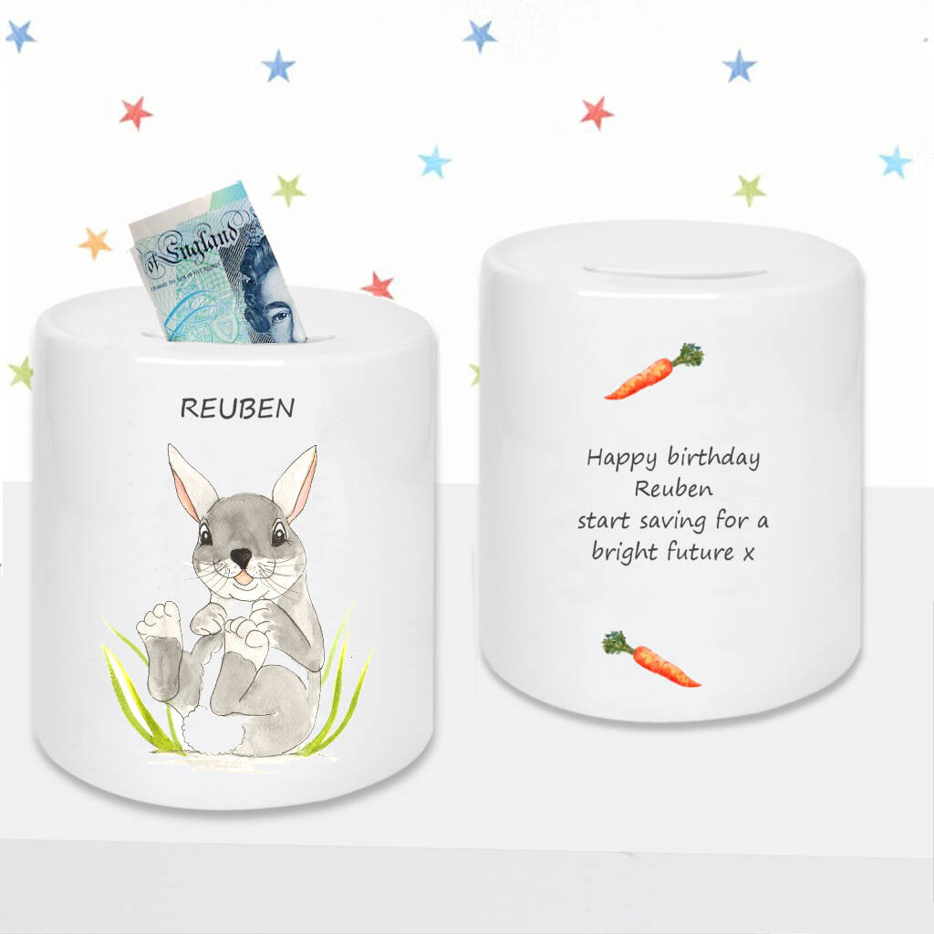 Personalised Child's First Money Box
