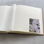 Large Romantic Wedding Anni Recycled Leather Album, thumbnail 2 of 7