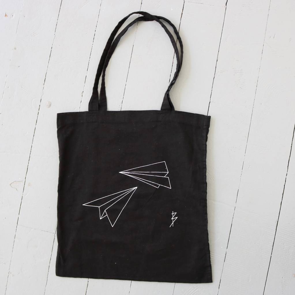 Origami Paper Plane Tote Bag By Acies Co | notonthehighstreet.com
