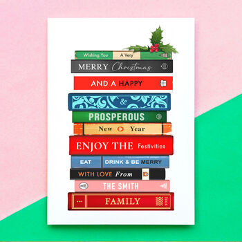 Personalised Books Christmas Card Packs, 2 of 4