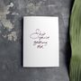 'Shit You're Getting Old' Rose Gold Foil Birthday Card, thumbnail 3 of 7