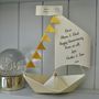 Golden 50th Anniversary Sail Boat Card, thumbnail 3 of 7