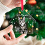 Personalised Cat Photo Bauble Keepsake, thumbnail 1 of 5