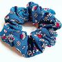 Blue Paisley Hairband And Scrunchie Set, thumbnail 2 of 3