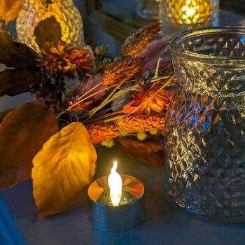 Scandi 'Hygge In A Box' Autumn Flower Golden Glow Vase, 8 of 8