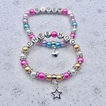 Personalised Gymnast Charm Bracelet, 4 of 9