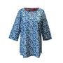 Teal Mitsi Tunic Made With Liberty Of London Fabric, thumbnail 2 of 3