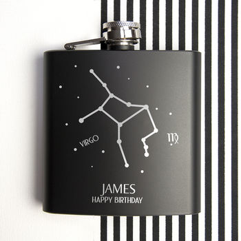 Star Constellation Black Hip Flask, 2 of 3