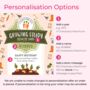 Personalised Birthday Flower Tin Grow Your Own Carrots, thumbnail 2 of 4