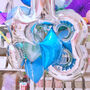 Blue Birthday Surprise Helium Inflated Balloons, thumbnail 2 of 3